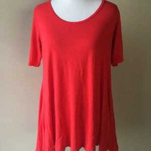 LuLaRoe XXS Cherry Red Perfect T